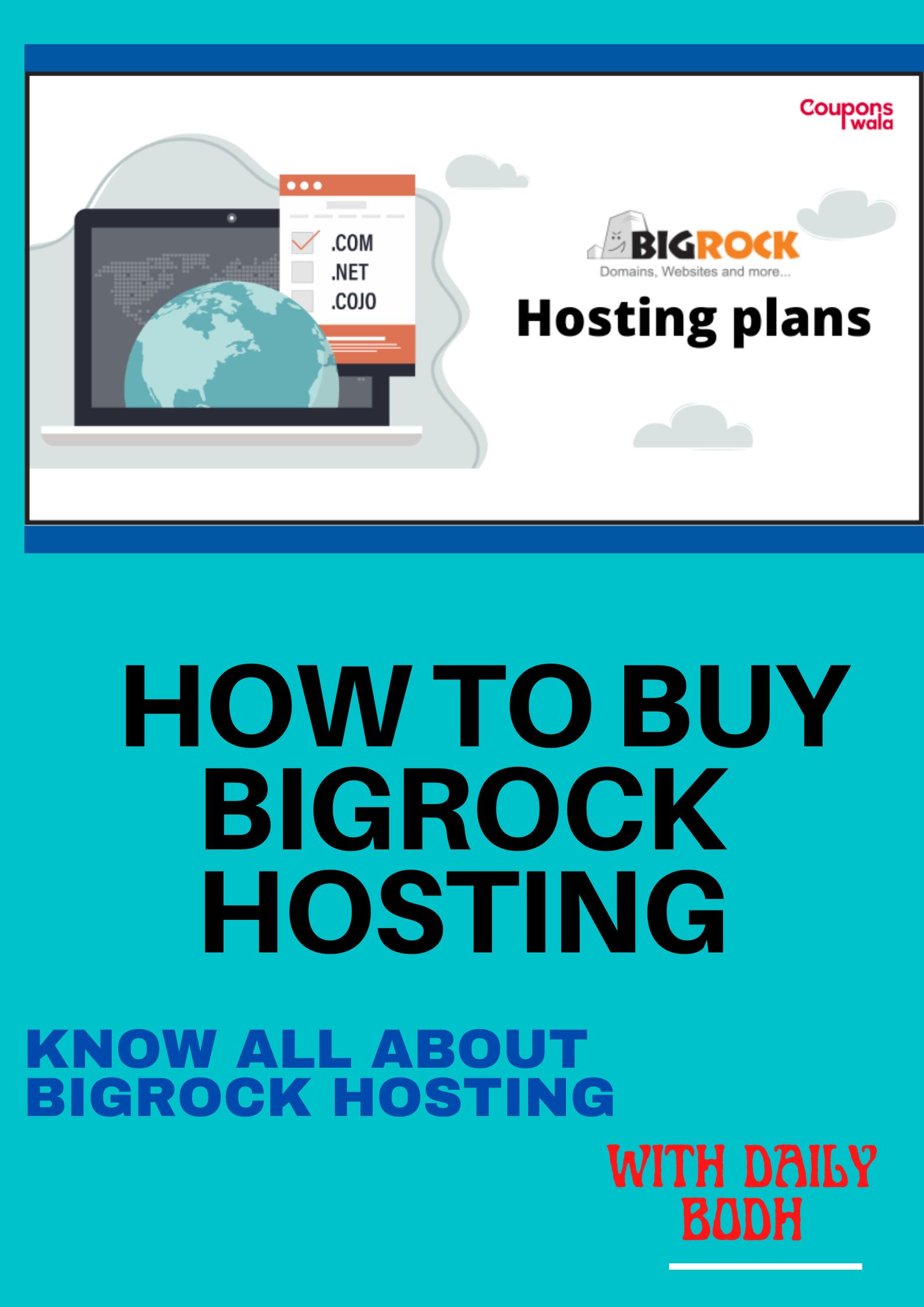   How to buy bigRock hosting