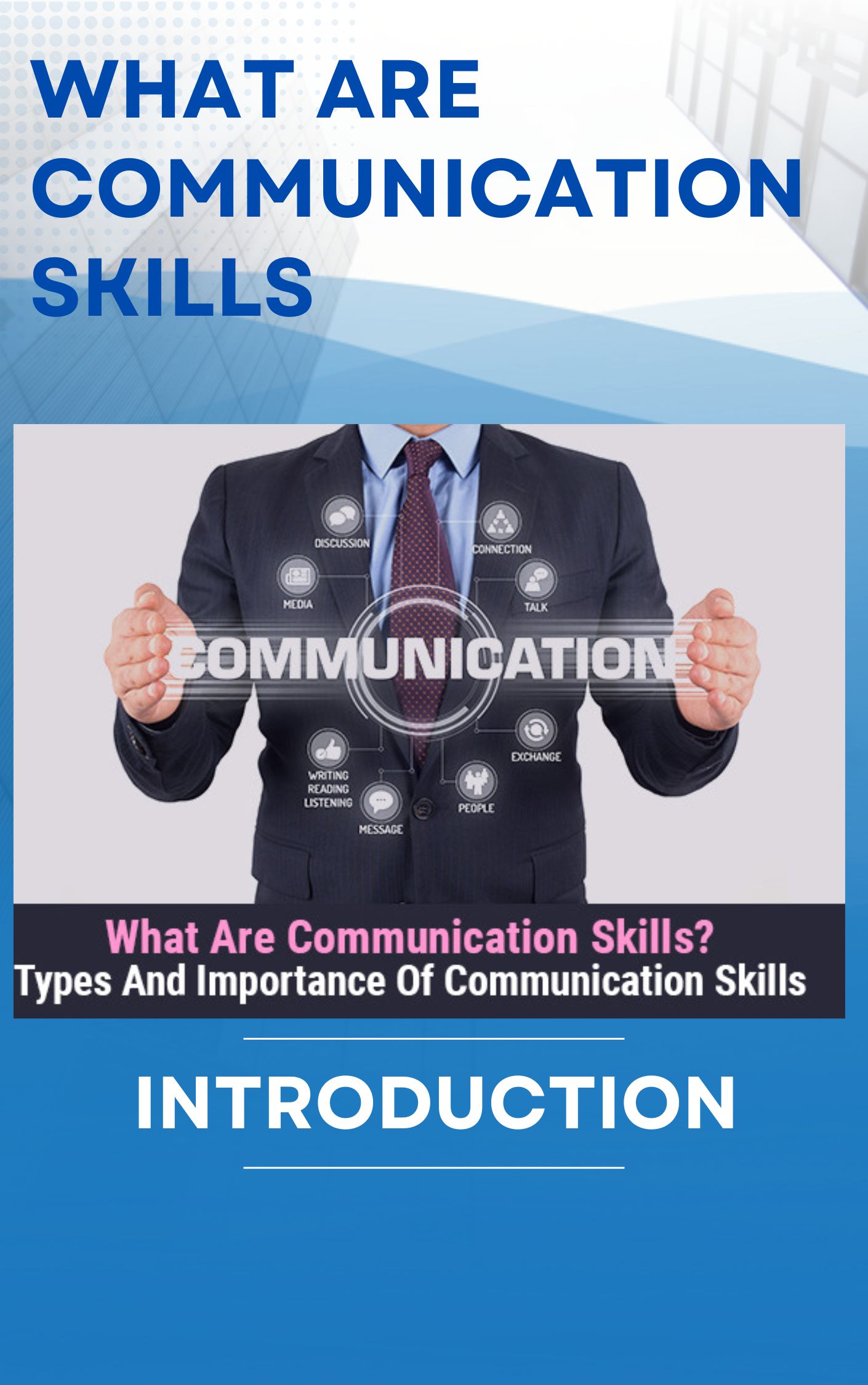 What are communication skills