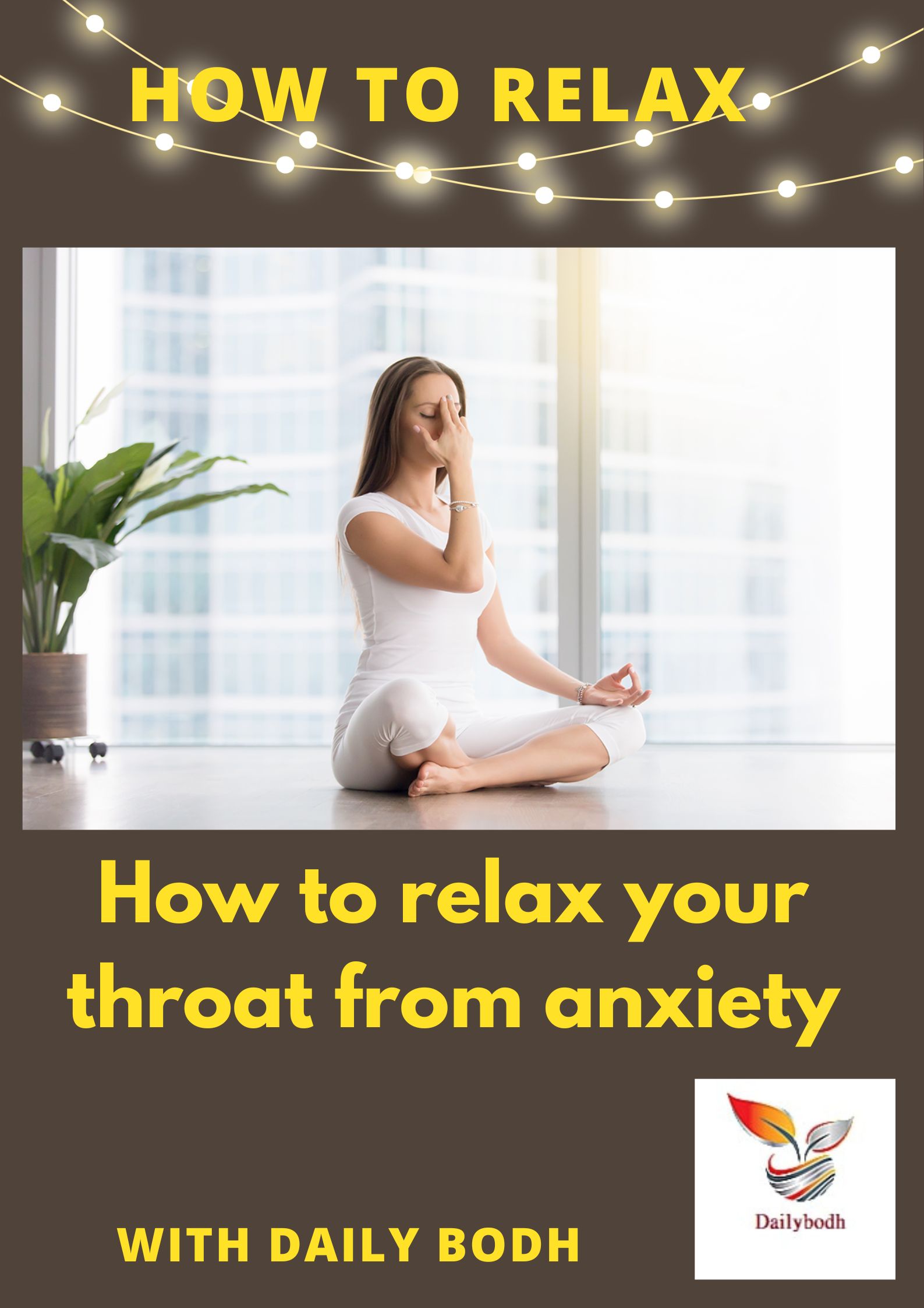 How to relax your throat from anxiety (How to relax)